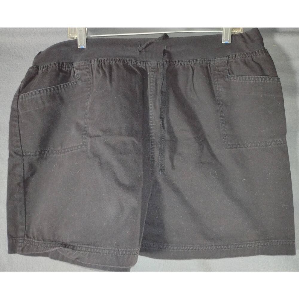 PLANET MOTHERHOOD MATERNITY SHORTS BLACK XL